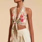 Women's Fashion Casual Backless Printed Camisole