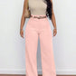 Women's Simple Casual Trousers Do Not Contain Belt