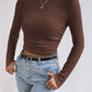 Autumn And Winter Wild Plaid Round Women's Top