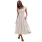 Women's Fashionable Printed Sexy Backless Slip Dress