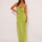 Sling Lace See-through Slim Sheath Dress