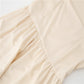 Short Sleeve Stitching Loose Solid Color Dress