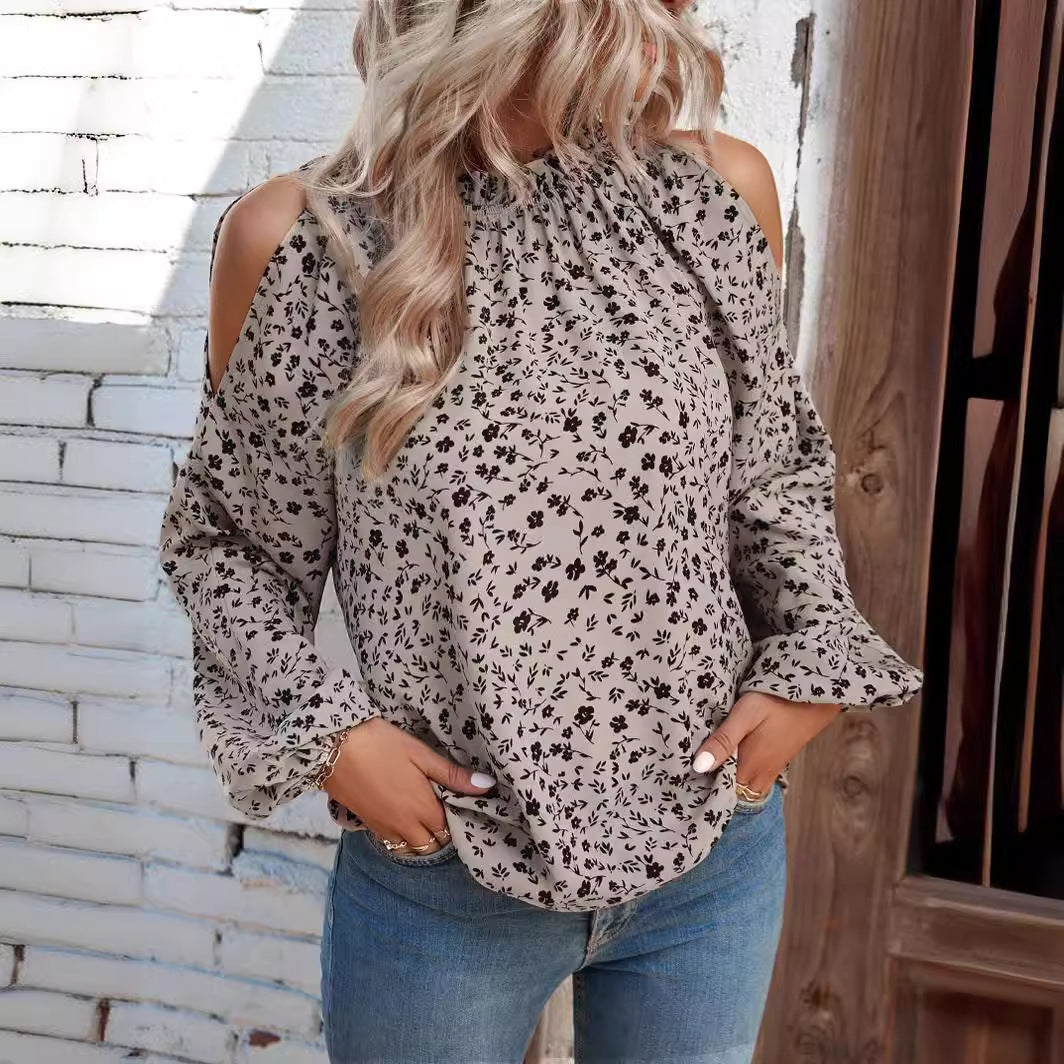 Women's Printed Shirt Amazon Floral Long Sleeve