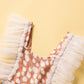 Robe à bretelles spaghetti en maille à imprimé léopard pour fille