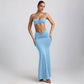 European And American Halter Spaghetti Straps Sheath Skirt Suit