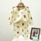 Ensemble de pyjama en coton pour enfants, sous-vêtements pour bébés, vêtements d'intérieur pour garçons, caleçons longs pour filles, haut et bas