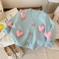 Children's Baby Wool Love Coat