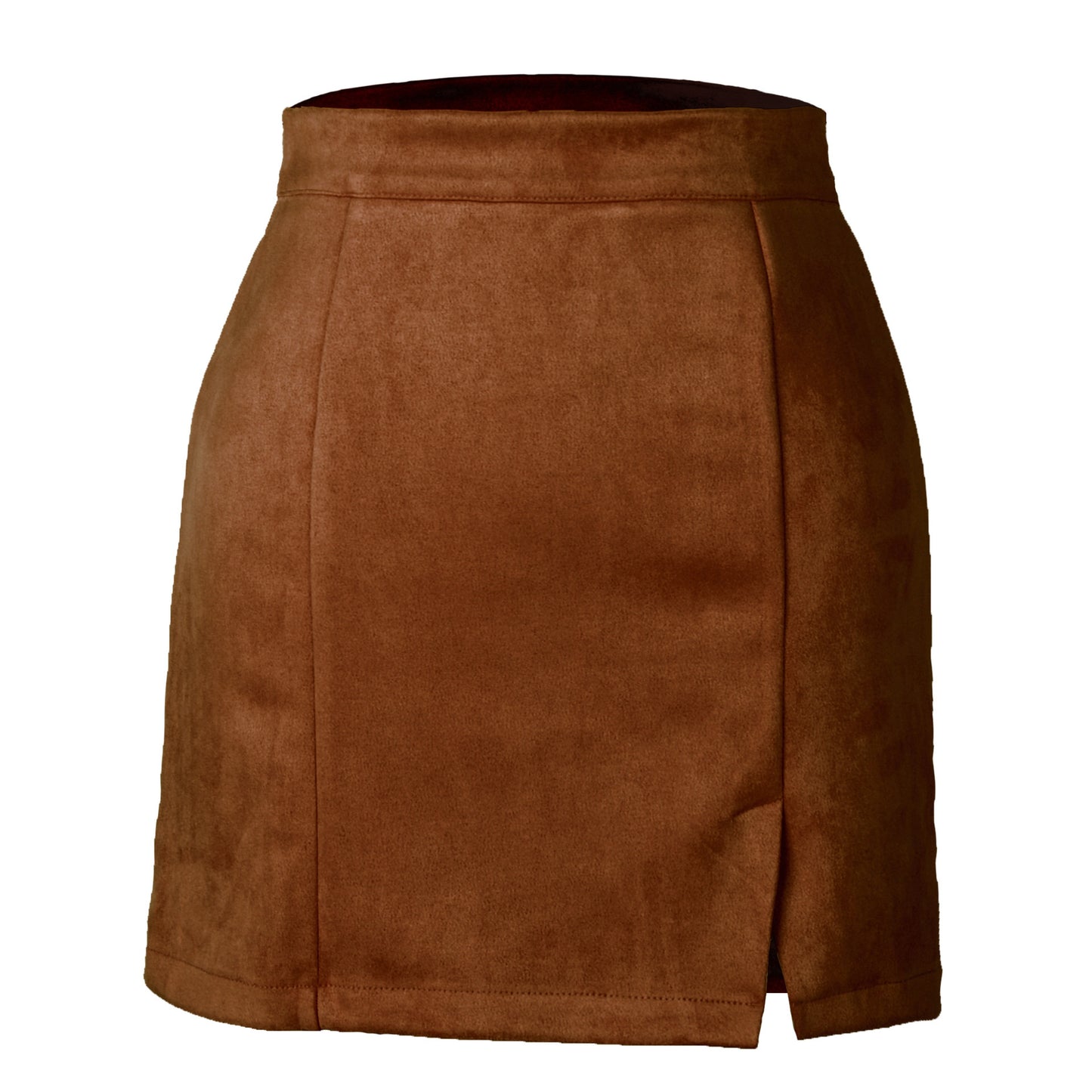 Jupe sexy taille haute en daim style coréen automne et hiver