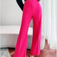 Loose Straight Pants Women High Waist Casual Trousers