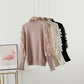 Women's Long-sleeved Stitching Pullover All-match Sweater
