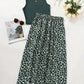 Leopard-print Womens Top And Skirt Set