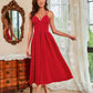 European And American Women's Clothing Multi-color Sling Swing Dress