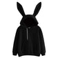 Sweat à capuche lapin gardien Harajuku