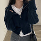 Personalized Trend Solid Color Basic Double Head Top