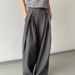 Adjustable Waist Design Versatile Suit Relaxed Casual Pants