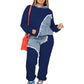 Fashion Casual Sweater Ankle-tied Long Twinset Suit