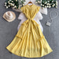 Sweet Flutter Sleeve Dress For Women