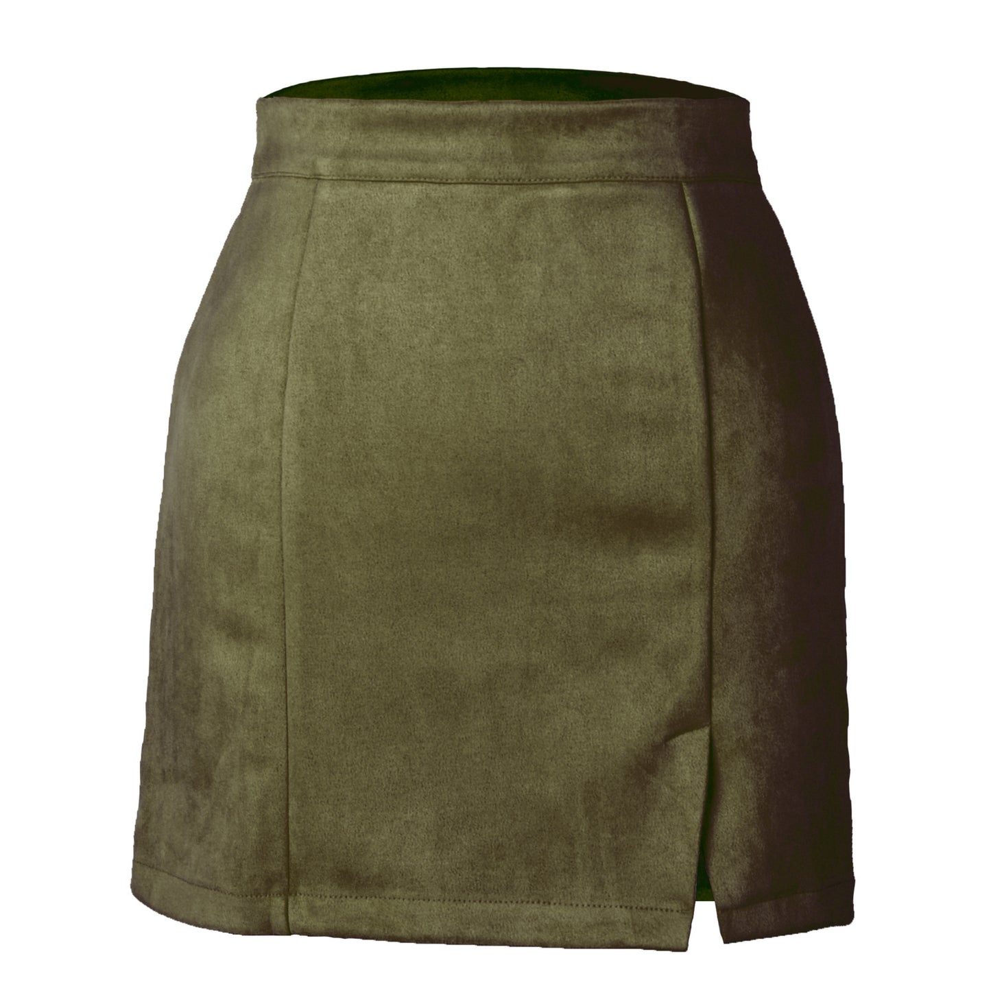 Jupe sexy taille haute en daim style coréen automne et hiver