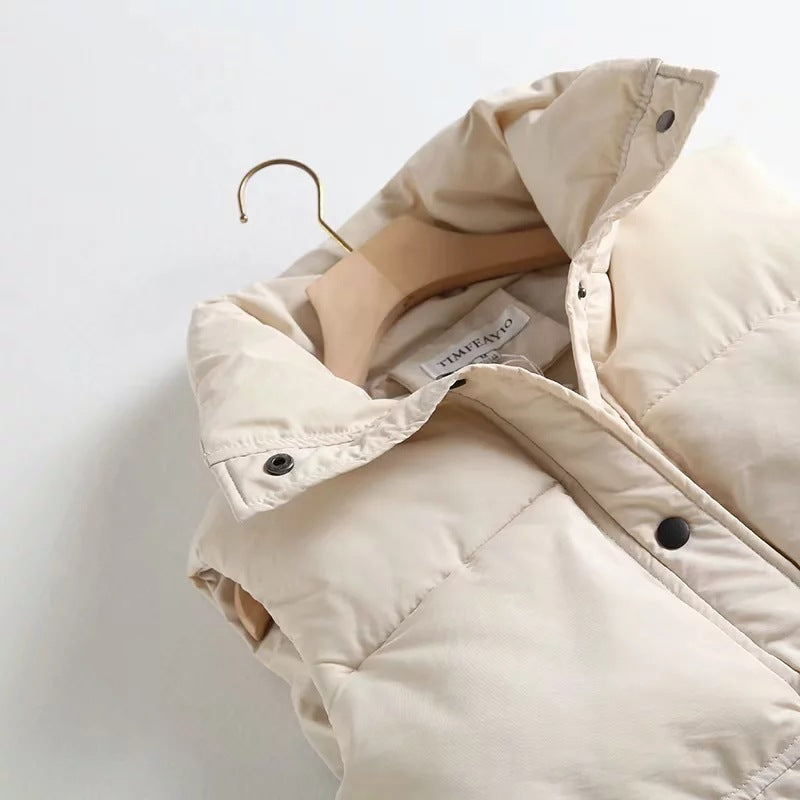 Mid-length Simple Waistcoat For Ladies