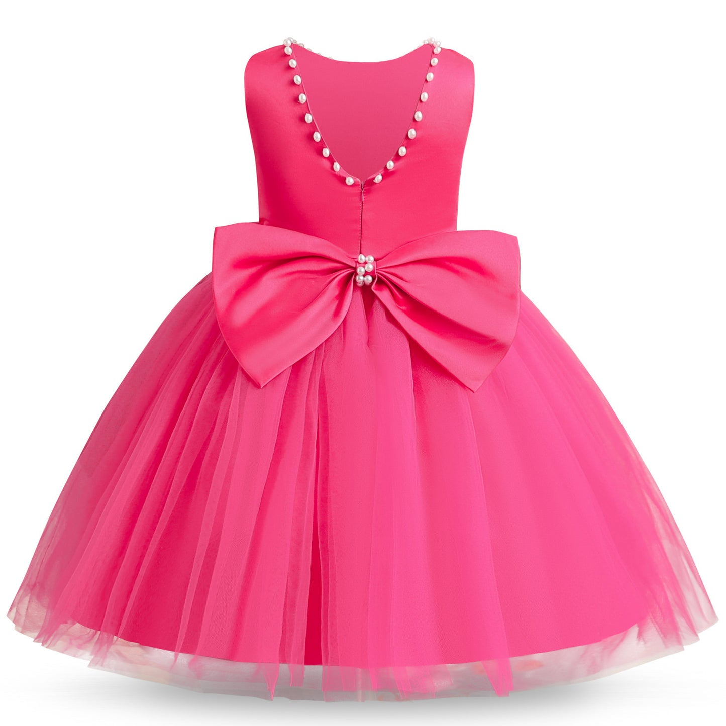 Little Girl Western Style Umbrella Princess Dress