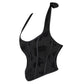 Women's Breathable Mesh Halter Body Shaping Top
