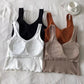 U-collar Spaghetti Straps Outerwear Inner Sports Vest