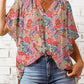 Fashionable New Printed Loose-fitting Women's Top