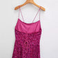 Women's Fashion Stylish Sequin Strap Long Slim Dress