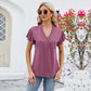 Fashion Short Sleeve T-shirt Top For Women