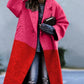 Coat Print Dragon And Phoenix Woolen