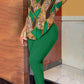 Two-piece Fashion Printed Trousers Suit