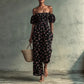 Women's Fashionable Casual Printed Jumpsuit