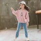Vêtements pour filles, haut imprimé bière, jean, costume style western