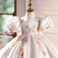 Host's Dress Girls' Piano Performance Costume Light Luxury