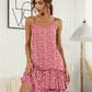 Summer New Polka Dot Sling Ruffle Dress