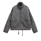 American Retro Style Stand Collar Casual Loose Rhombus Cotton Jacket Coat For Women