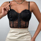 European And American Solid Color Lace Shorts Slim Vest