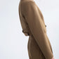 Solid Color Short Blazer & High Waist Pants Set