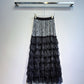 High Waist Heavy Industry Stitching Design Cake Dress