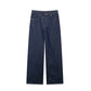 Summer European And American Style High Waist Loose Trousers Straight Wide Leg Pants