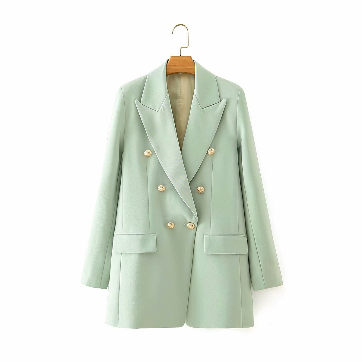 zipper jacket elegant thick warm women's coat