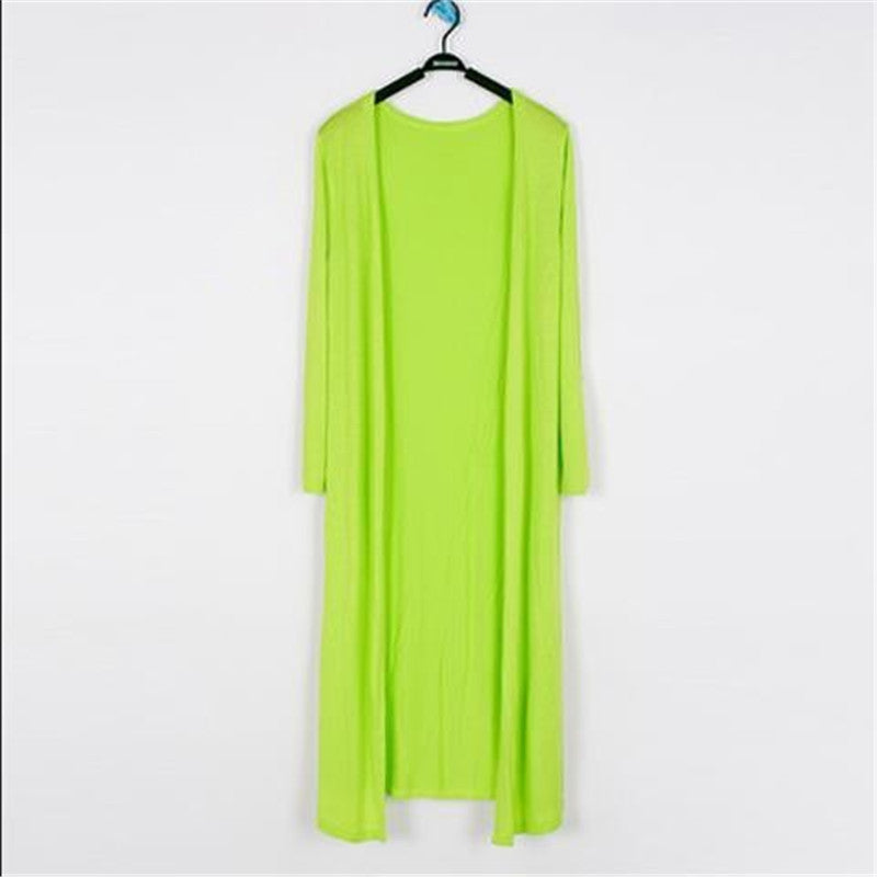 Long plus size long sleeve air conditioning shirt