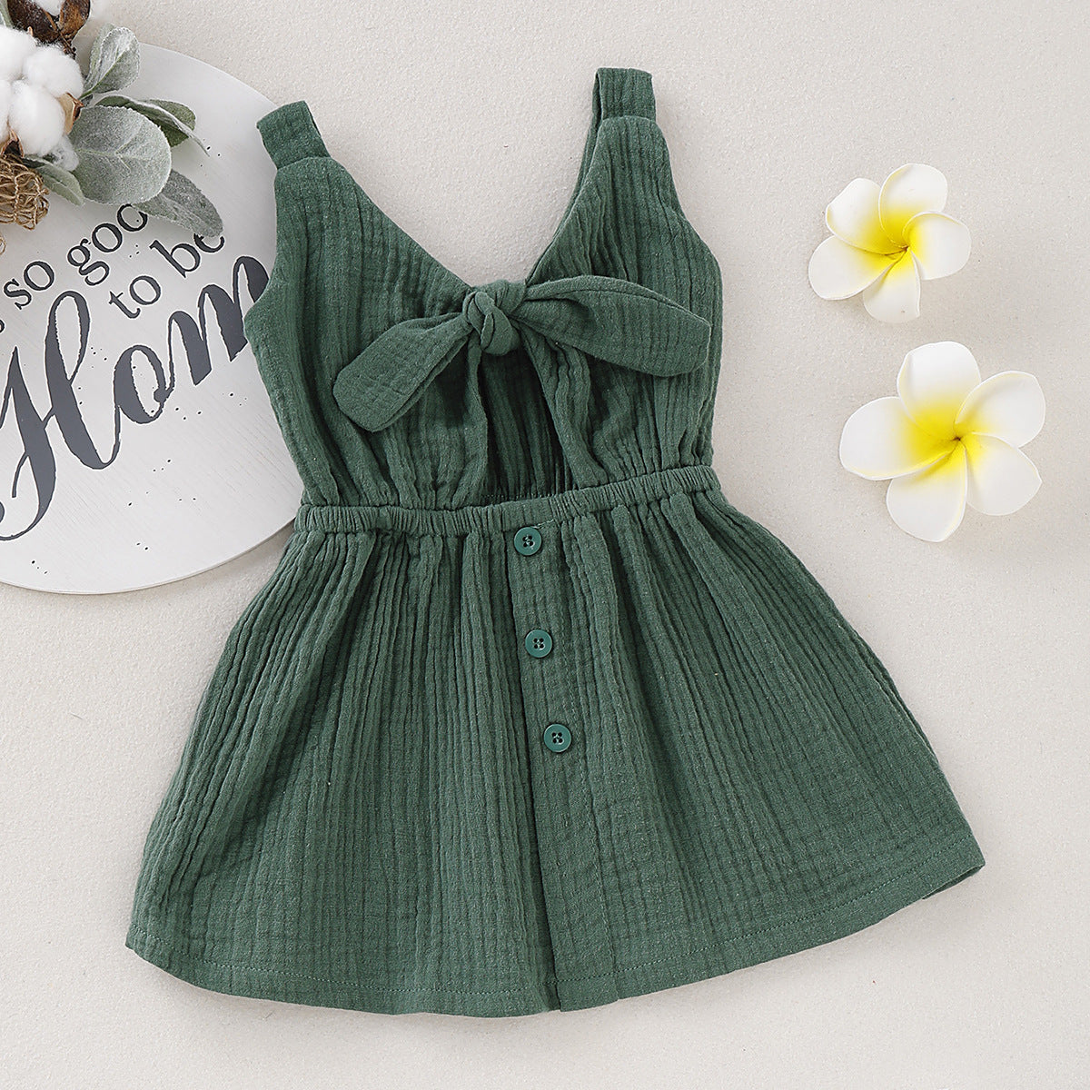 Robe à bretelles explosive pour fille