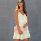 Suspender V-neck A swing female rompers