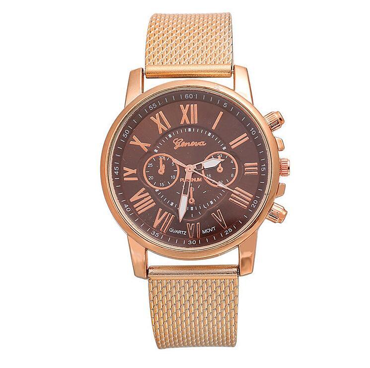 PVC multi-color face bracelet watch Roman digital face quartz watch WISH sale ladies Geneva watch