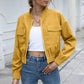 Women's solid coat