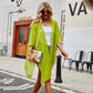 Women's Temperament Solid Color Tassel Decorated Blouse