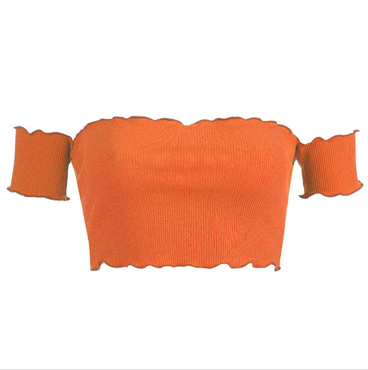 T-shirt à épaules en bois 