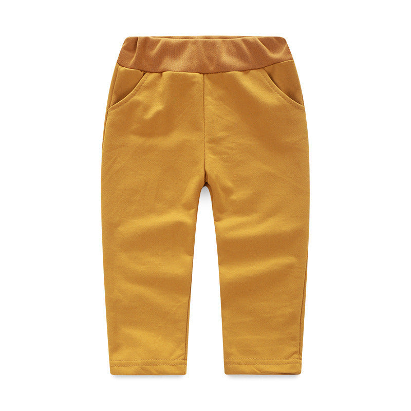 Pull à manches longues décontracté pour enfants, pantalon de survêtement pour petits enfants