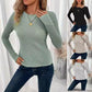 Slim Fit All-match Long Sleeve Round Neck T-shirt Women's Dress